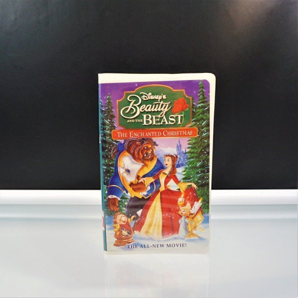 Beauty and the Beast An Enchanted Christmas VHS 1997 Clamshell Walt Disney